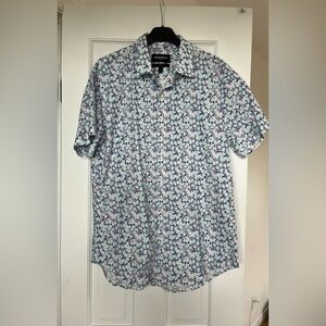 Bonobos Blue and White Casual Button Down Shirt